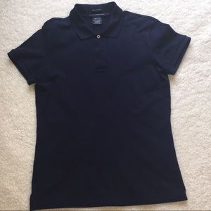 Ladies Navy Ralph Lauren Golf Polo Shirt Size S